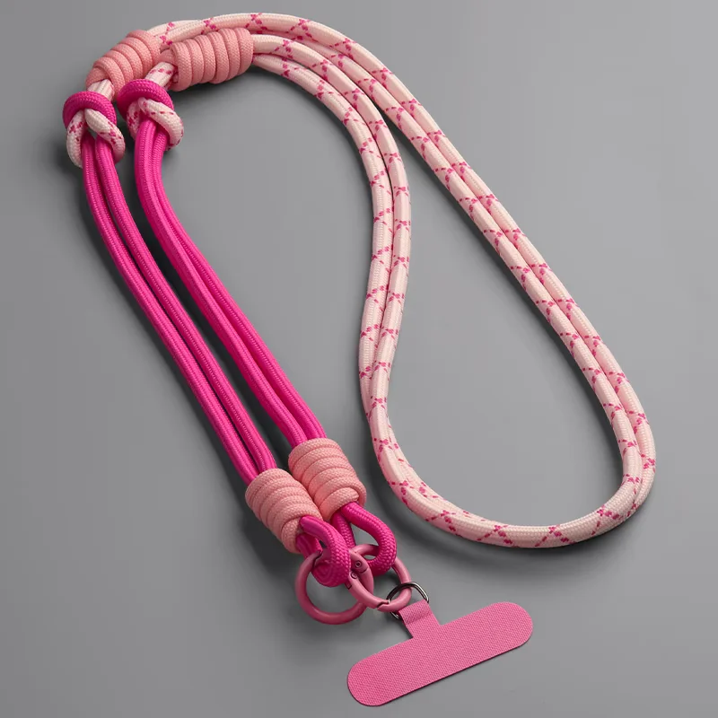 3 in 1 120cm Crossbody Mobile Phone Hanging Rope Neck Lanyard Wrist Strap Removable Phone Lanyard Water Cup Hanging Rope