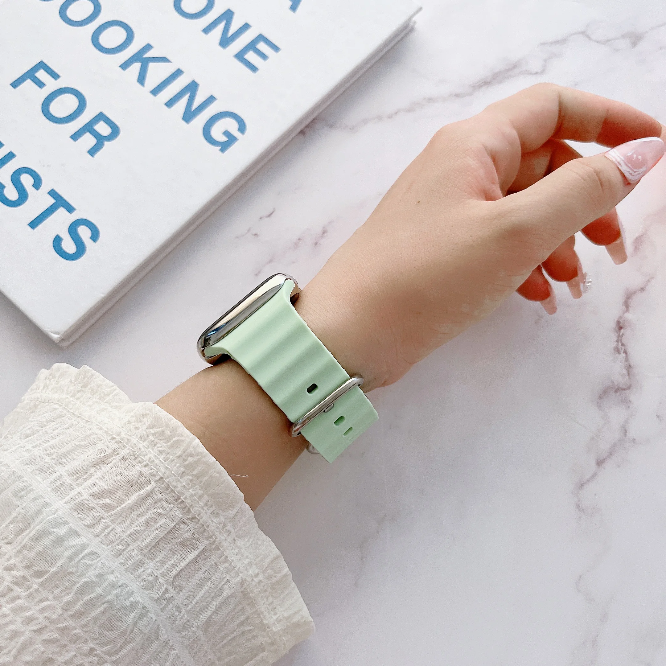 Ocean Strap for Apple Watch Ultra 4 3 2 Band 49mm 46mm 44mm 40mm 45mm 41mm 42mm Correa Bracelet iWatch Series 12 11 10 9 SE 8 7