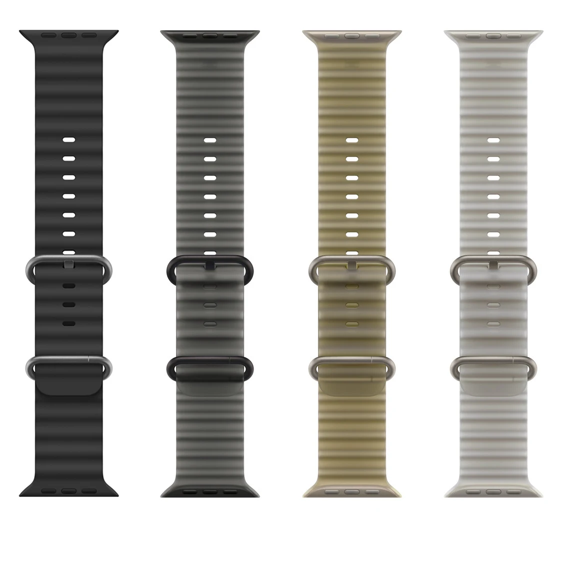 Ocean Strap for Apple Watch Ultra 4 3 2 Band 49mm 46mm 44mm 40mm 45mm 41mm 42mm Correa Bracelet iWatch Series 12 11 10 9 SE 8 7