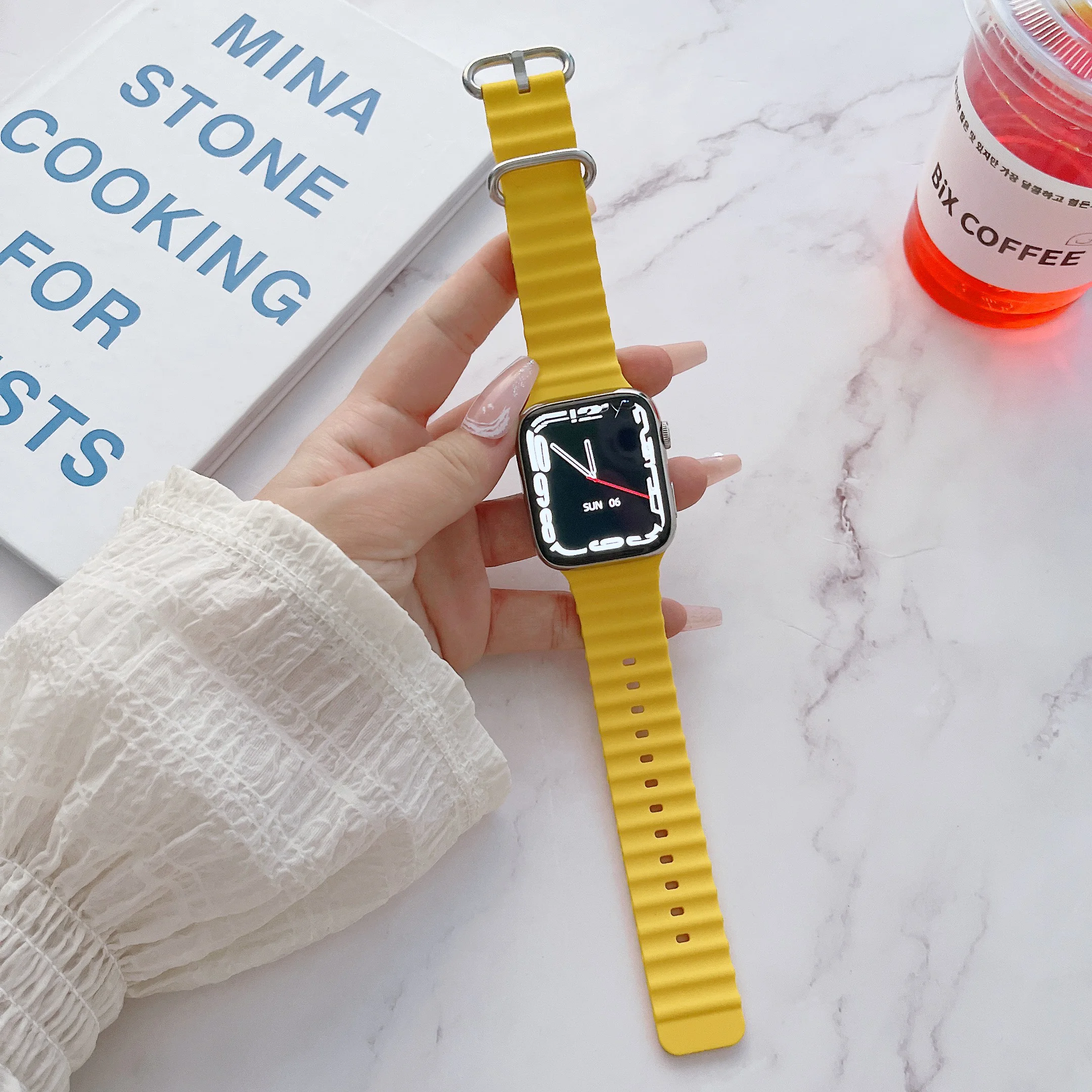 Ocean Strap for Apple Watch Ultra 4 3 2 Band 49mm 46mm 44mm 40mm 45mm 41mm 42mm Correa Bracelet iWatch Series 12 11 10 9 SE 8 7