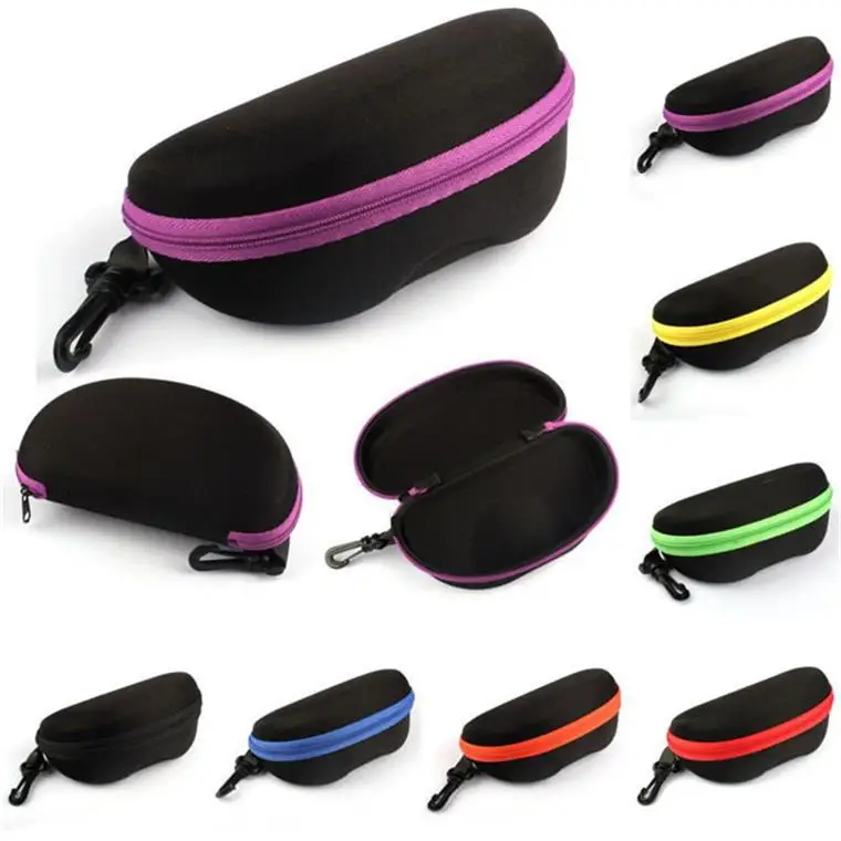 2025 Wholesale Black EVA Sunglasses Sunglasses Glasses Case EVA Glasses Zipper Case Glasses Display Case
