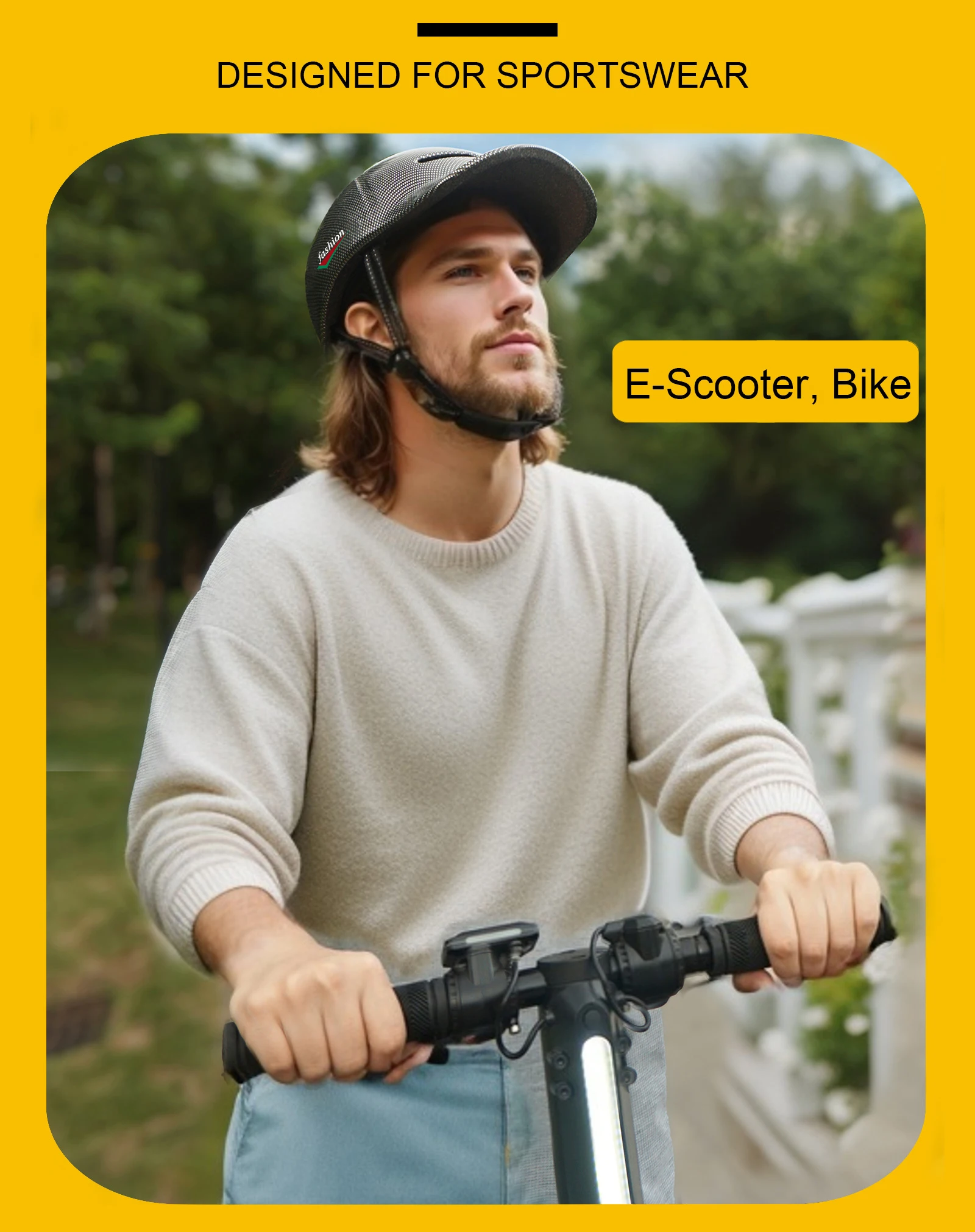 GUDOOK Bike Helmets New Baseball Cap Peaked Cap Bicycle Helmet for Adults Mountain Road Bicycle Helmets Adjustable Size Cycling