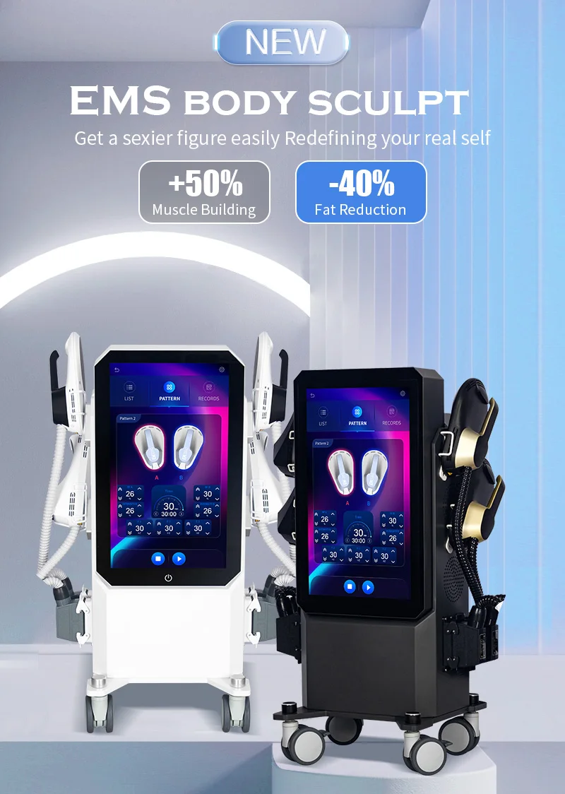 MYOslim Ems Machine NEO 2024 6500W Sculpt Body Electromagnetic Slimming Stimulator Equipment EMS Muscle