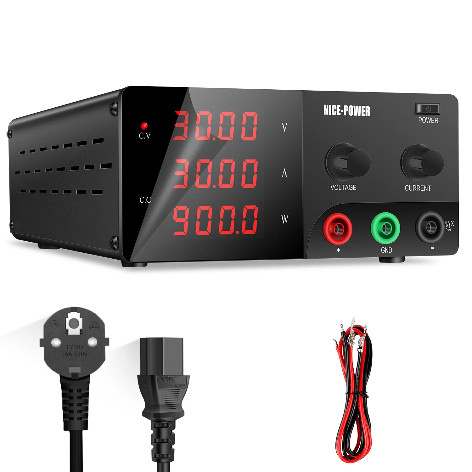 60V 20A Adjustable Laboratory Power Supply 30V 30A Digital Bench Power Source 200V 5A Voltage Regulator 400-1200W Power Source