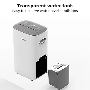 Shinco 86 Pints Dehumidifier for Home and Basements, 5000 Sq.Ft Dehumidifiers with Drain Hose, Auto or Manual Drainage