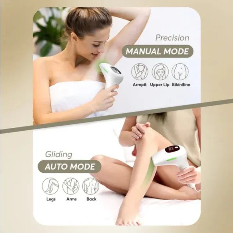 Professional Laser Epilator IPL Hair Removal Body Leg Depilatory Devic 5 Levels Epilator Painless Electric Epilator Machine