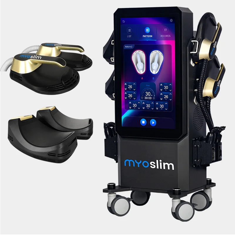 EMS Ultra Body Sculpt Mucsle Stimulator Machine with 4 Handle RF Professional 6500w EMS Neo Body Shape Slimming Device