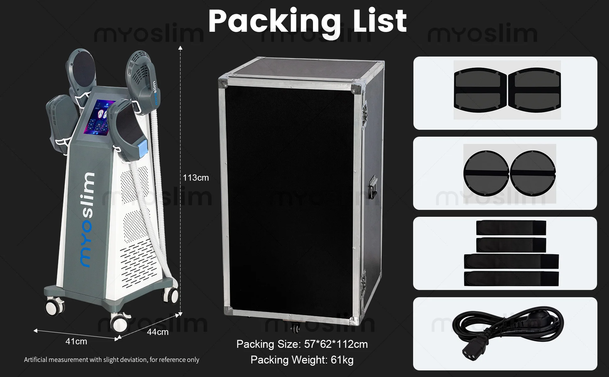 Nova Upgrade 6500W EMS Body Sculpting Machine EMS/myoslim Professional Body Contouring Device with 200HZ
