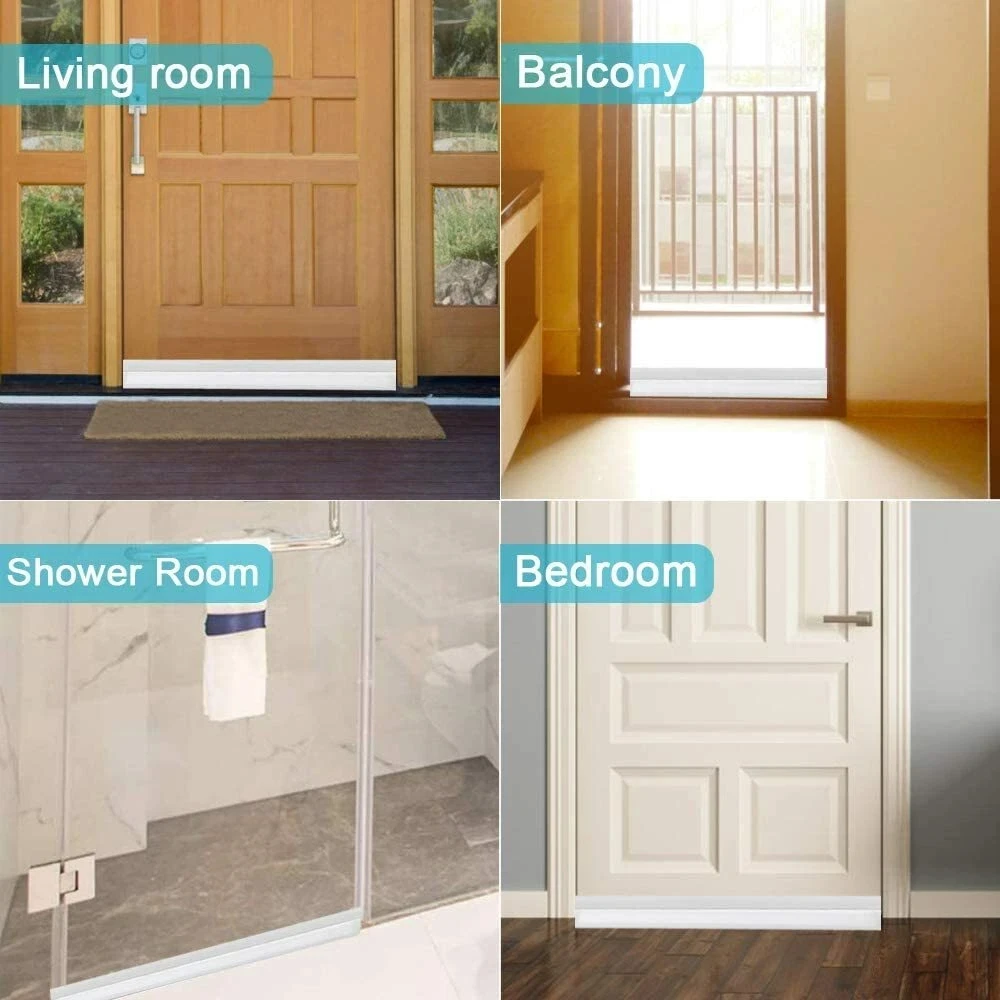 Bestselling New Silicone Under Door Sweep Weather Stripping Door Draft Stopper Blocker Insulator Noise Stopper Strong Adhesive