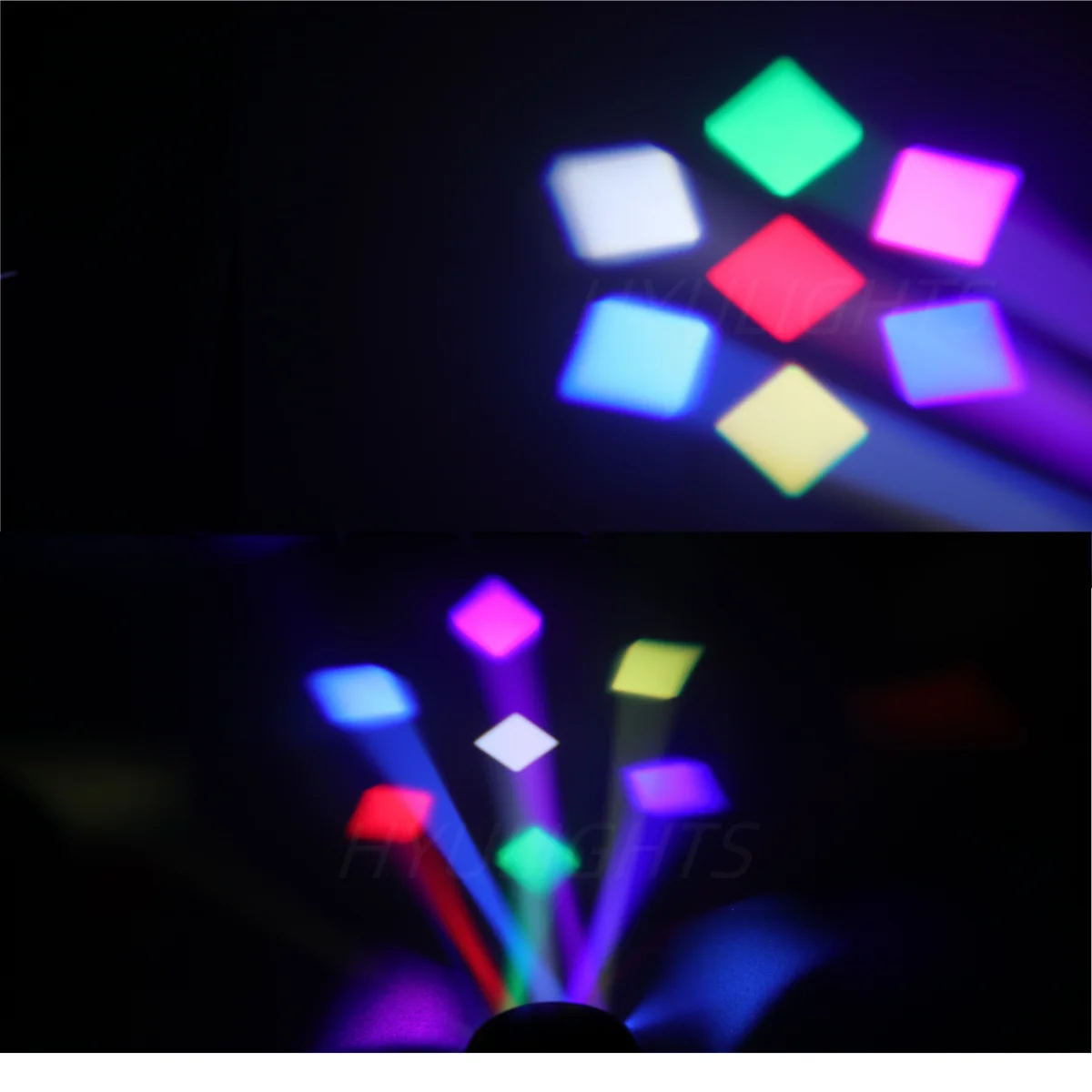 7x40W Bee Eye Beam Wash Halo Effect LED Moving Head 300W RGBW 4in1 DJ Stage Lighting Effects
