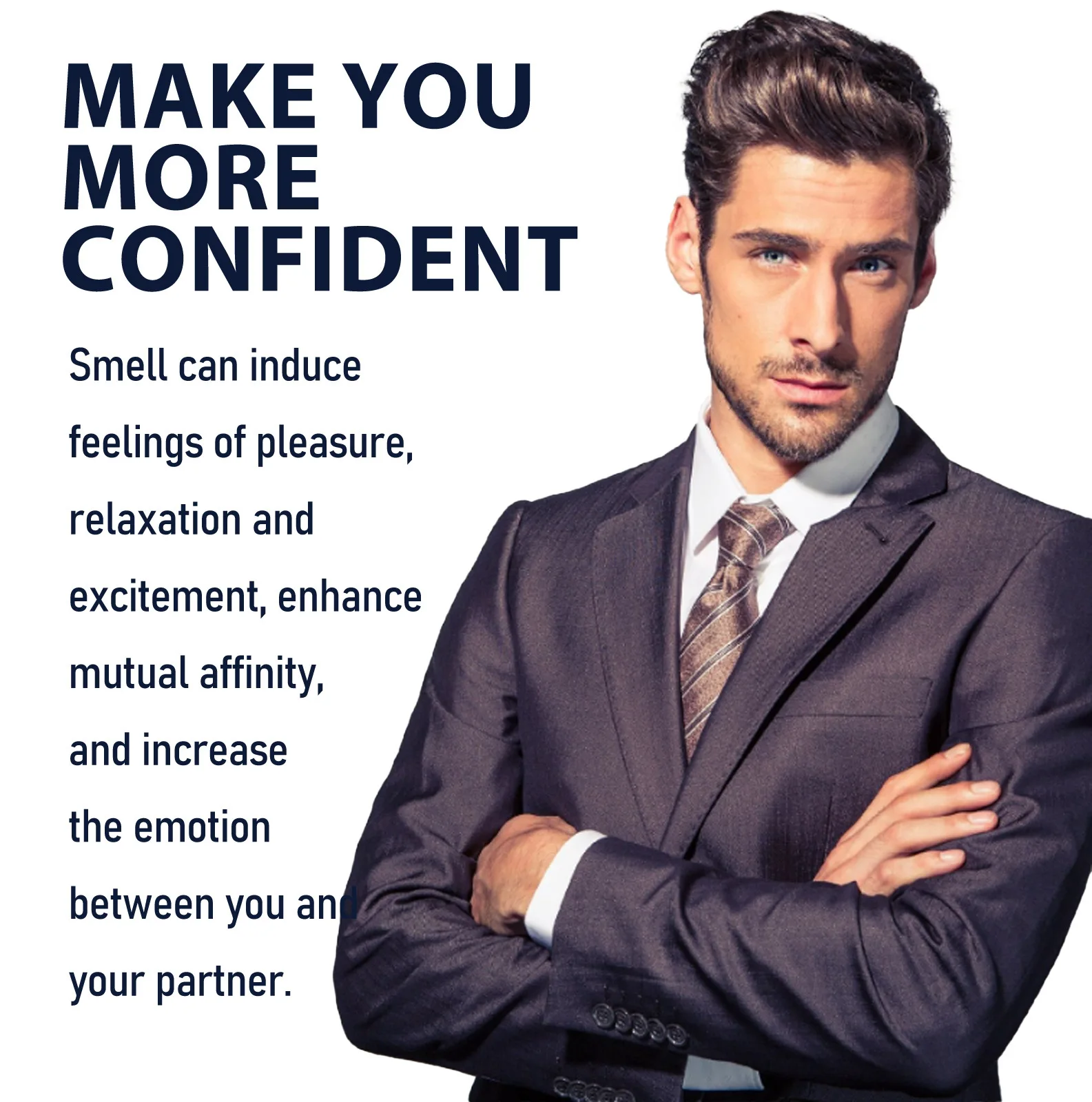 East Moon Men Cologne Fragrance Perfume Beard Care Cream Charming Pheromone Fragrance Styling Hair Fresh Dating Perfume Spray