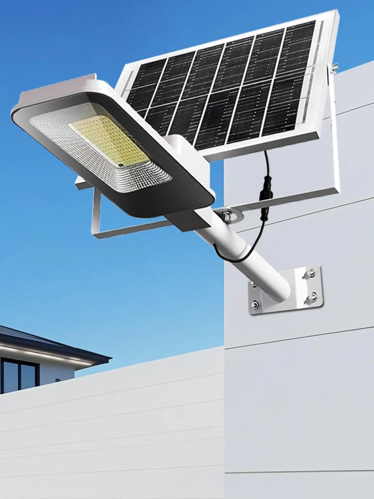 A set of 4000mAh/6000mAh outdoor solar street lamps, commercial area lighting, wall lamps, with motion sensor and remote control