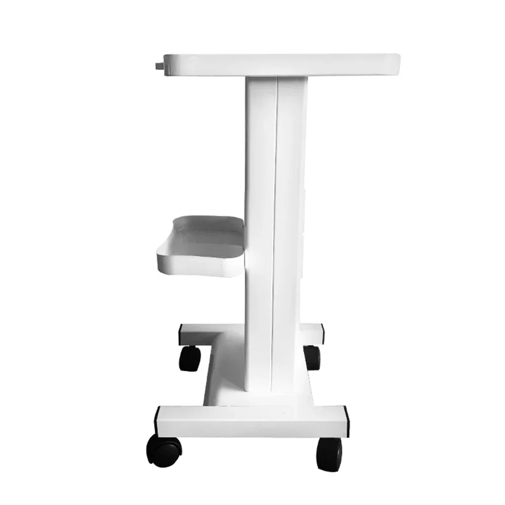White Salon Trolley With Socket Stand Rolling Cart Beauty Wheel Holder Spa Cart Beauty Machine Spa Tool 45kg