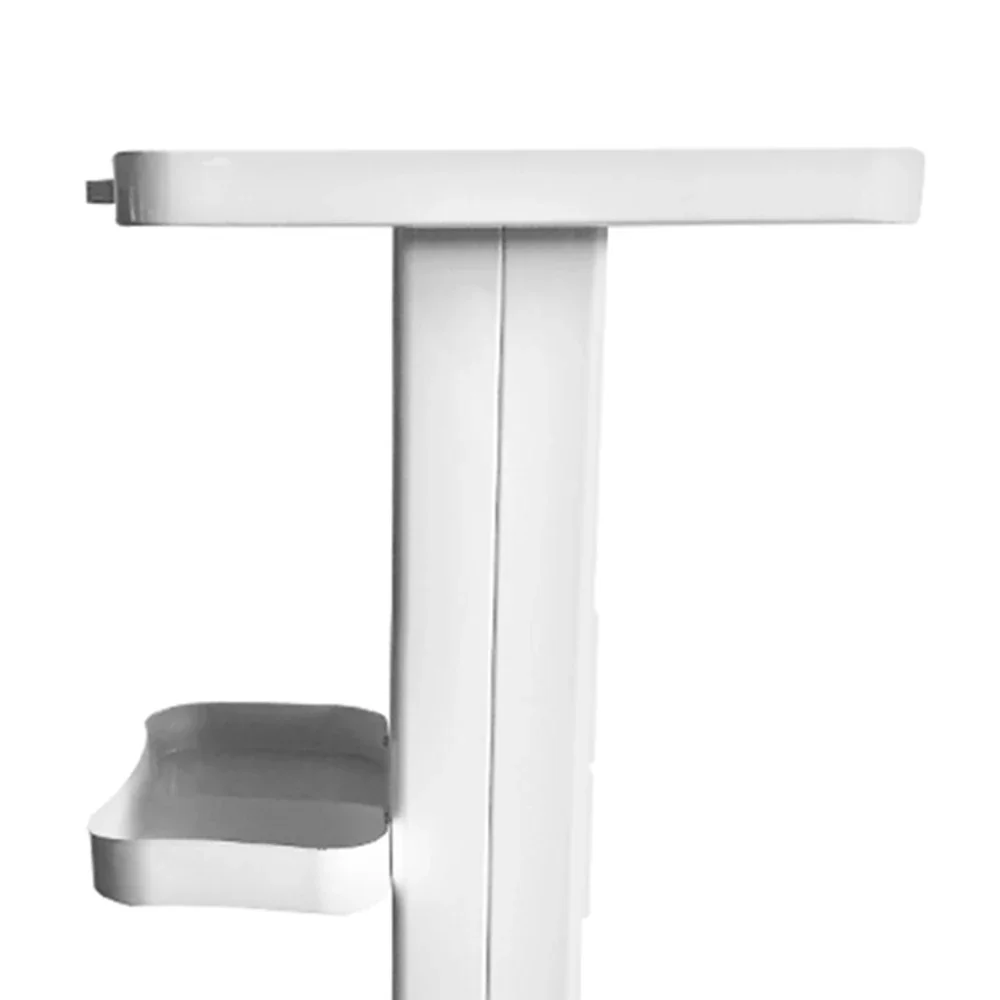 White Salon Trolley With Socket Stand Rolling Cart Beauty Wheel Holder Spa Cart Beauty Machine Spa Tool 45kg