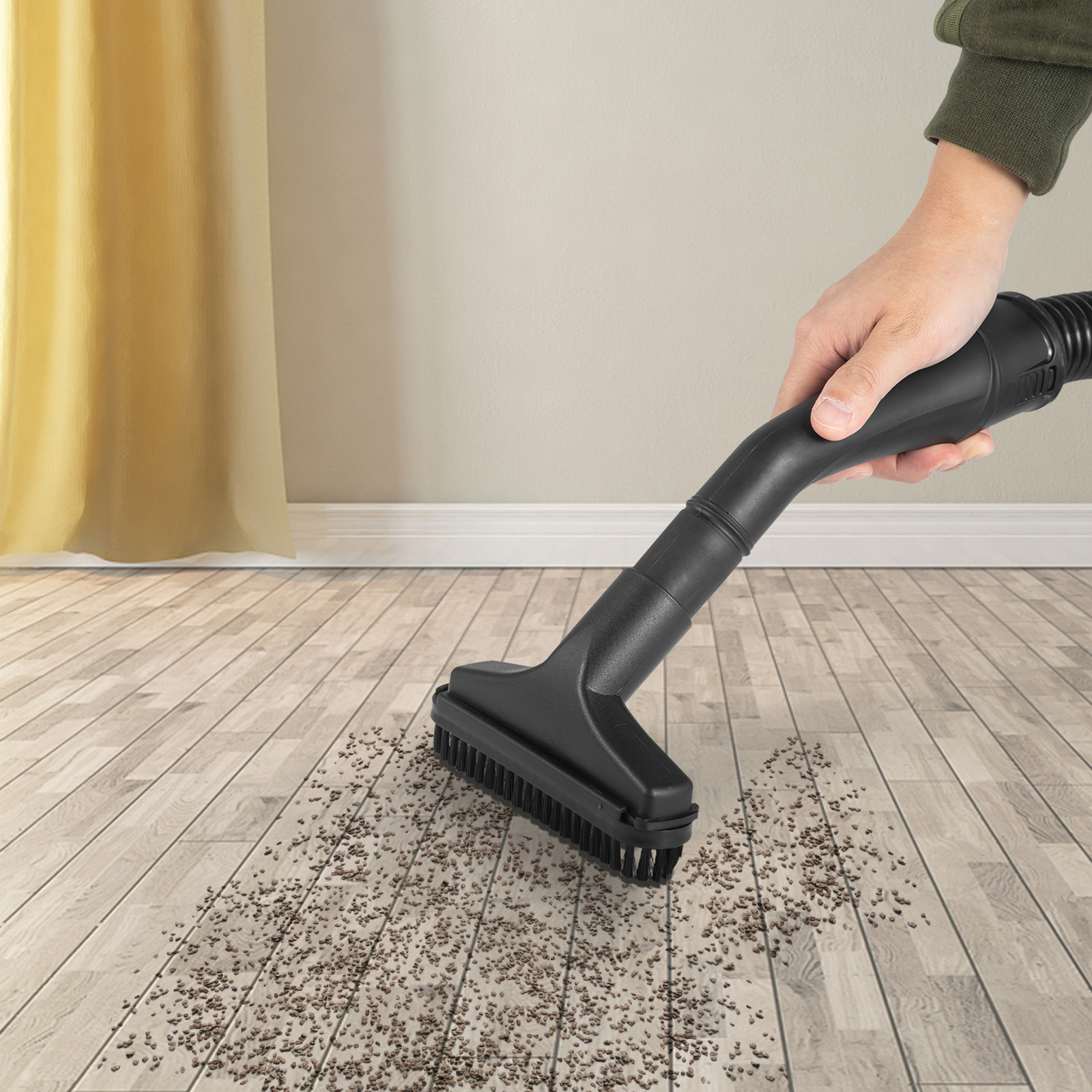SucceBuy Wet Dry Vac 2.6 Gallon 2.5 Peak HP 3 in 1 Portable Shop Vacuum with Blowing Function Attachment Storage for Floor