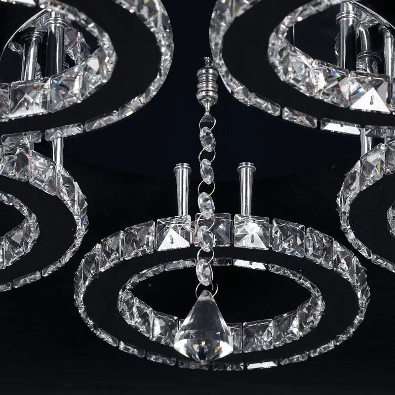 Modern Luxury Ceiling Crystal Chandelier Decoration Home Furniture Living Room Hanging Ceiling Lamp Kitchen Light Led Lighting
