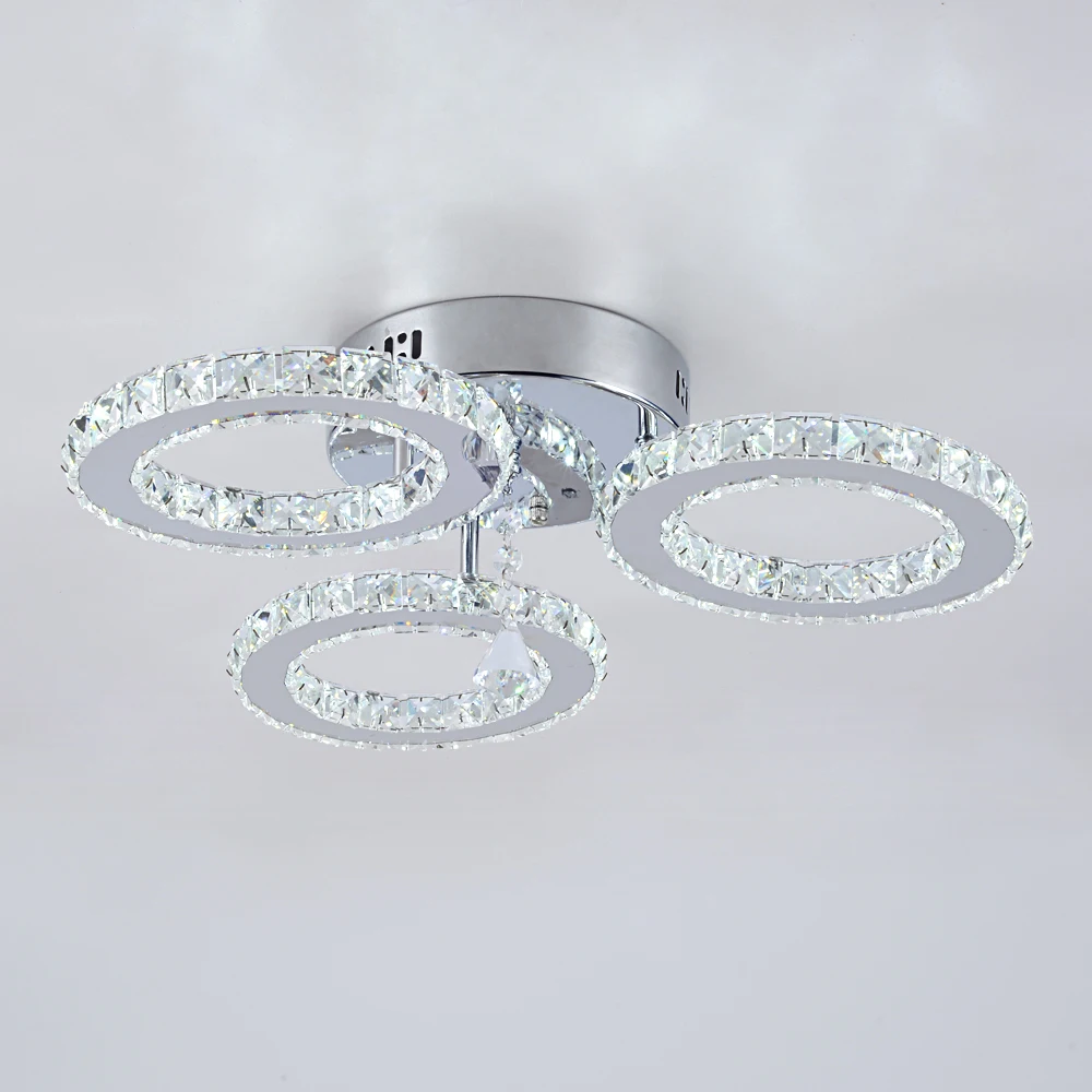Modern Luxury Ceiling Crystal Chandelier Decoration Home Furniture Living Room Hanging Ceiling Lamp Kitchen Light Led Lighting