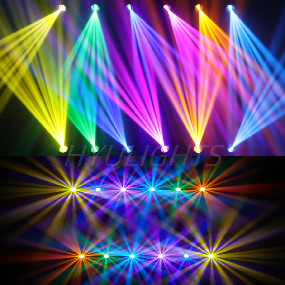 1/2/4 PCS 200W Mini BEAM SPOT LED Moving Head Beam&Spot 24 Rotating Prisms 14 Gobos 11Color Wheel Wash DJ Stage Lights