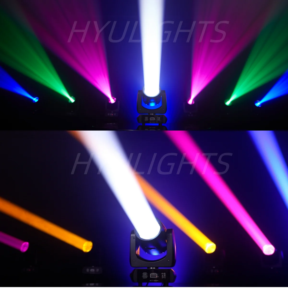 1/2/4 PCS 200W Mini BEAM SPOT LED Moving Head Beam&Spot 24 Rotating Prisms 14 Gobos 11Color Wheel Wash DJ Stage Lights