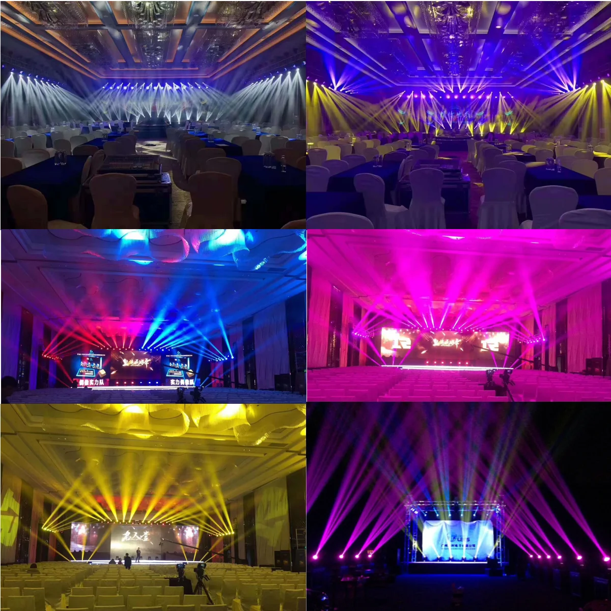 1/2/4 PCS 200W Mini BEAM SPOT LED Moving Head Beam&Spot 24 Rotating Prisms 14 Gobos 11Color Wheel Wash DJ Stage Lights