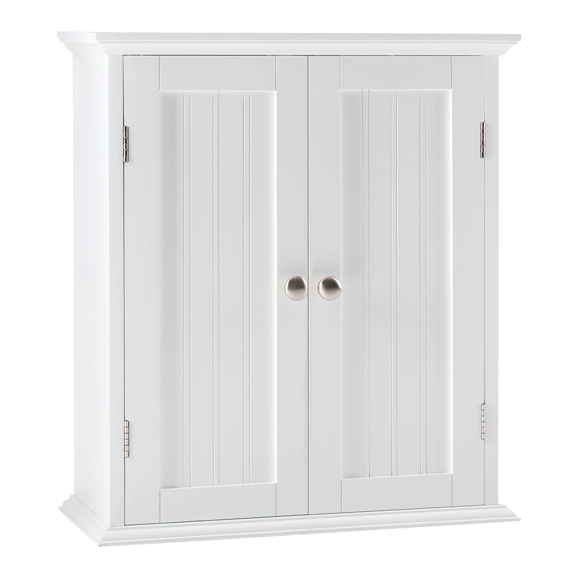JHK 21 Inch Wall Mounted Cabinet With 2 Doors 3 Layer Medicine Wall Cabinet For Living Room Space Saver Storage Cabinet