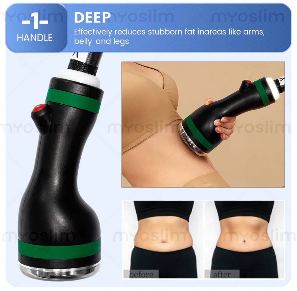 High Performance Cool Waves RF Body Slimming Machine with 3 Handles for Facial Lifting Weight Loss and Skin Firming