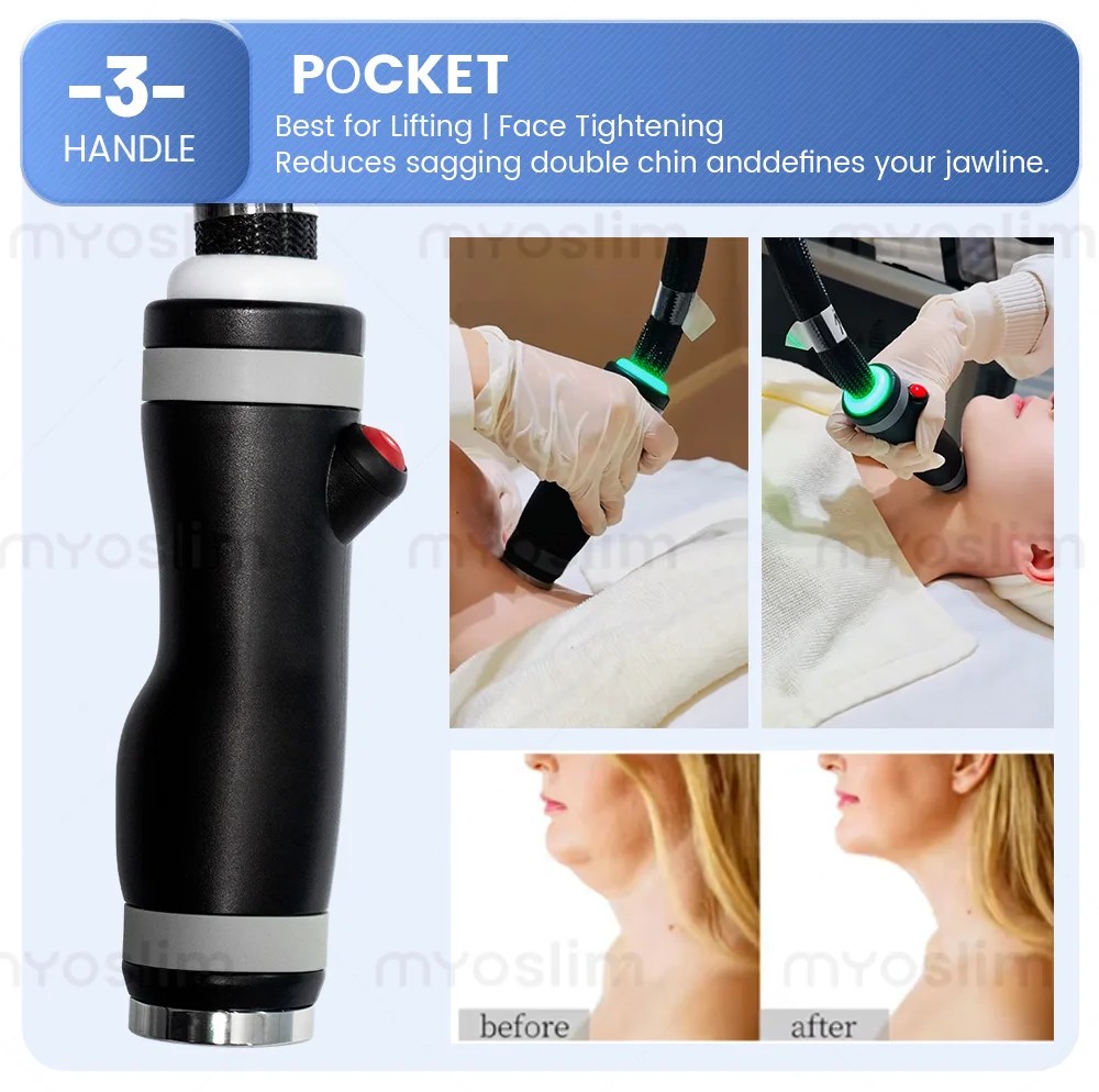 High Performance Cool Waves RF Body Slimming Machine with 3 Handles for Facial Lifting Weight Loss and Skin Firming