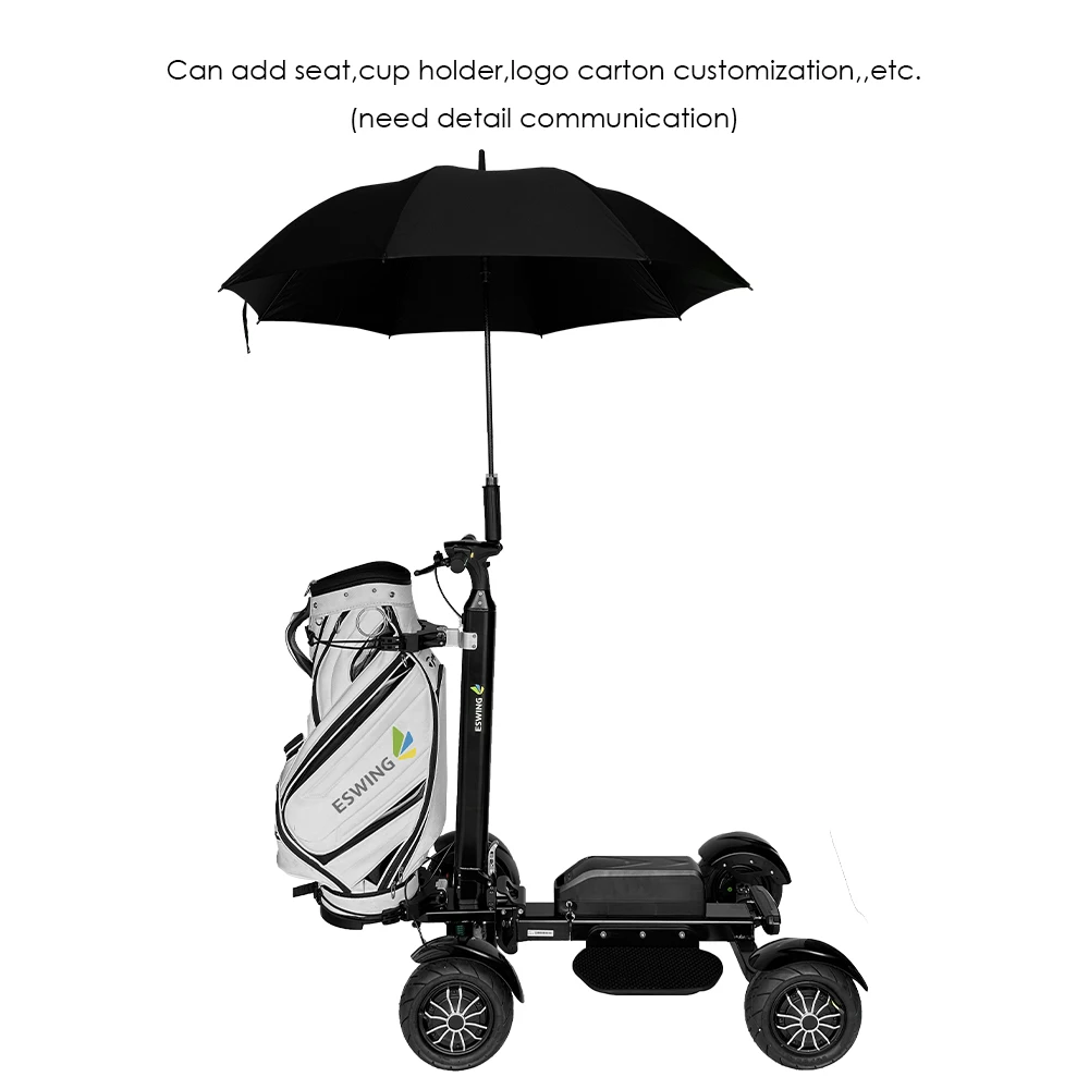 ESWING Electric Golf Cart 2400W High Power Electric Golf Scooter 18 Hole Electric Golf Scooter US Warehouse Stock Foldable Golf