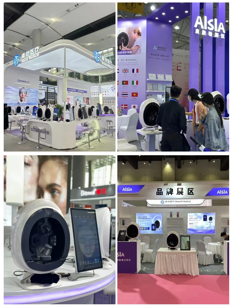 New 3D Facial Skin Analyzer Machine 15.6 inch Skin Analyzer Facial Machine 10 Light Spectrum Skin Analysis Scanner