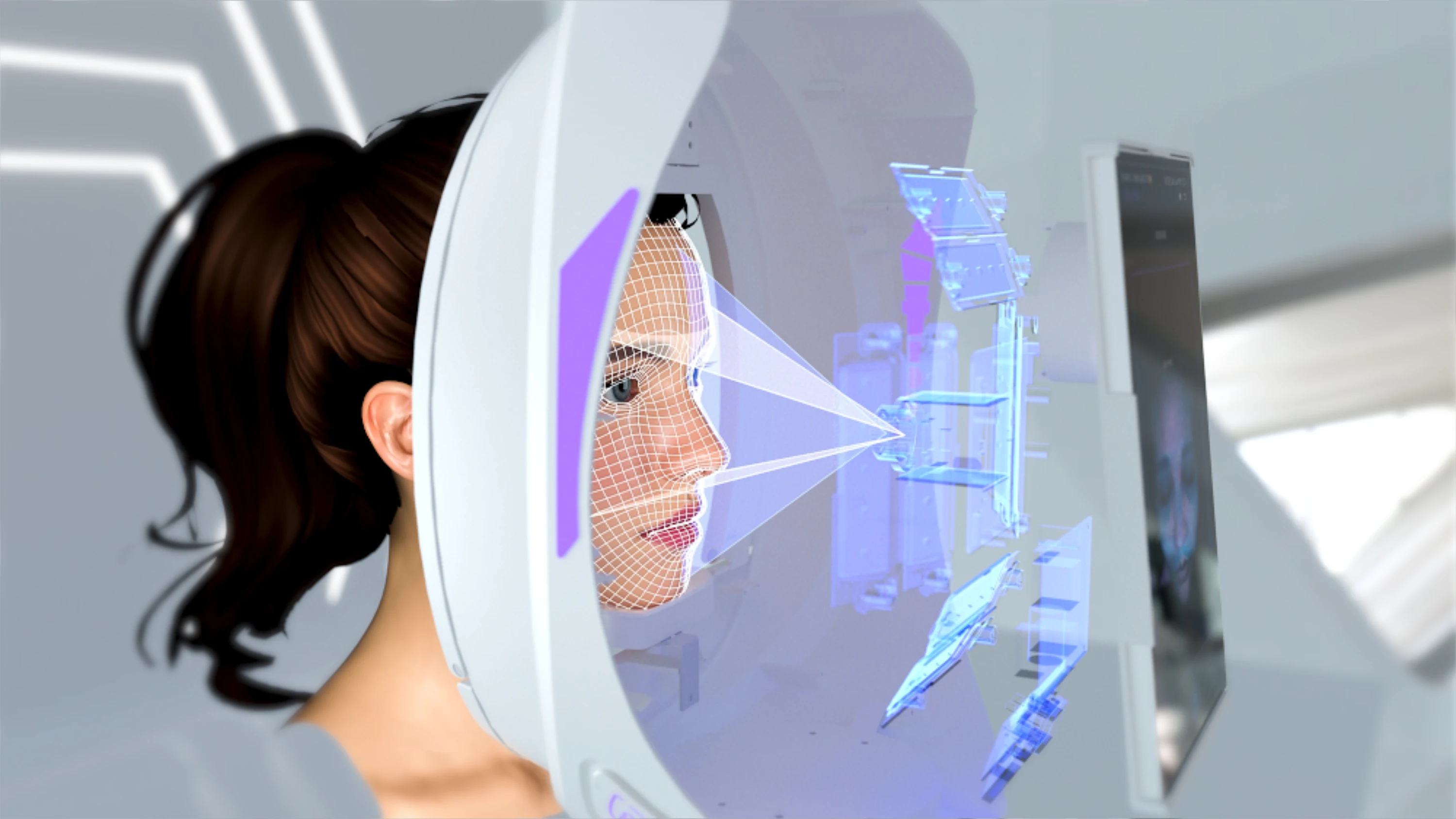 New 3D Facial Skin Analyzer Machine 15.6 inch Skin Analyzer Facial Machine 10 Light Spectrum Skin Analysis Scanner