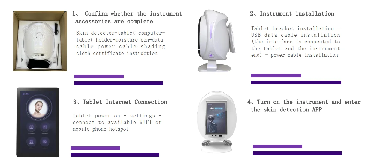 New 3D Facial Skin Analyzer Machine 15.6 inch Skin Analyzer Facial Machine 10 Light Spectrum Skin Analysis Scanner