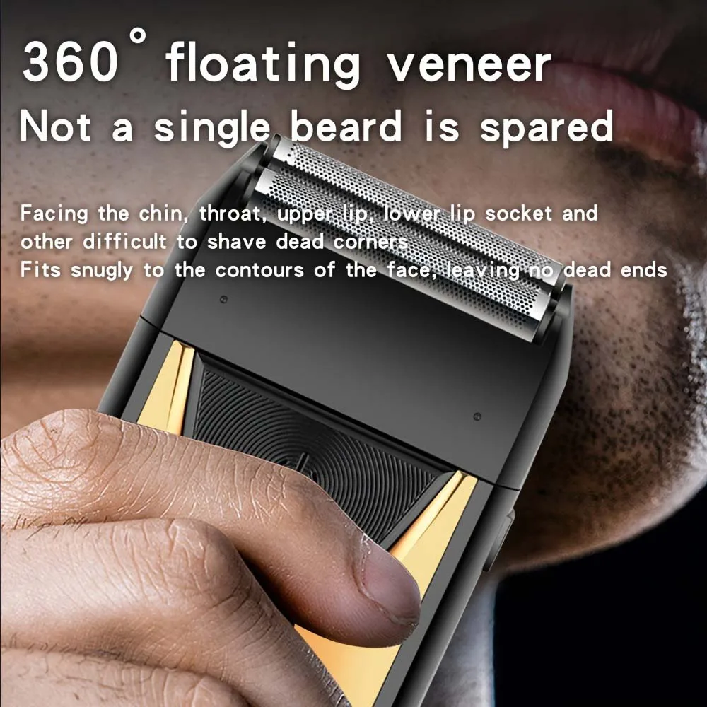 Professional Hair Clipper and Trimmer Set Men Electric Razor Shavers Beard Trimmer Rechargeable Barber Clippers Haircut Kit