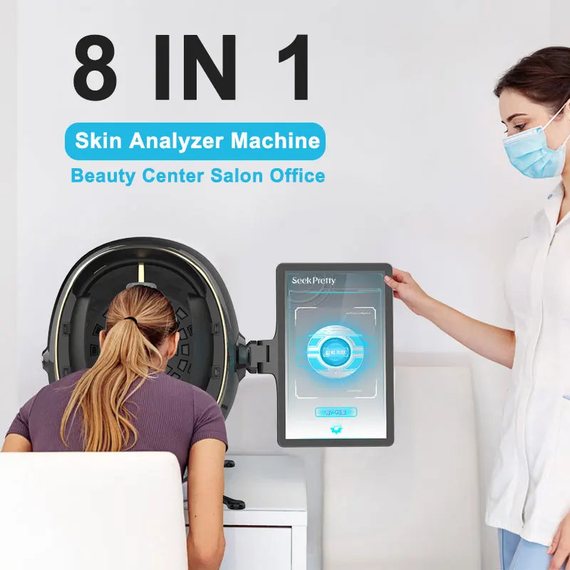 3D Skin Scanner Care Facial Analyzer Monitor Machine Magic Mirror Testing Detector Face Camera Test Analysis Beauty Machine