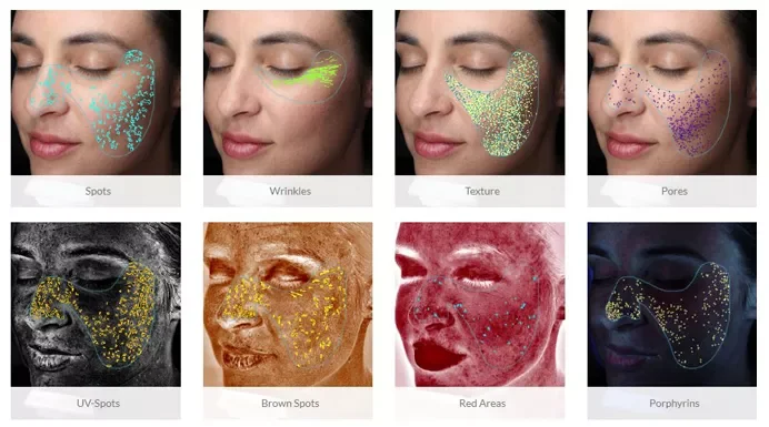 3D Skin Scanner Care Facial Analyzer Monitor Machine Magic Mirror Testing Detector Face Camera Test Analysis Beauty Machine
