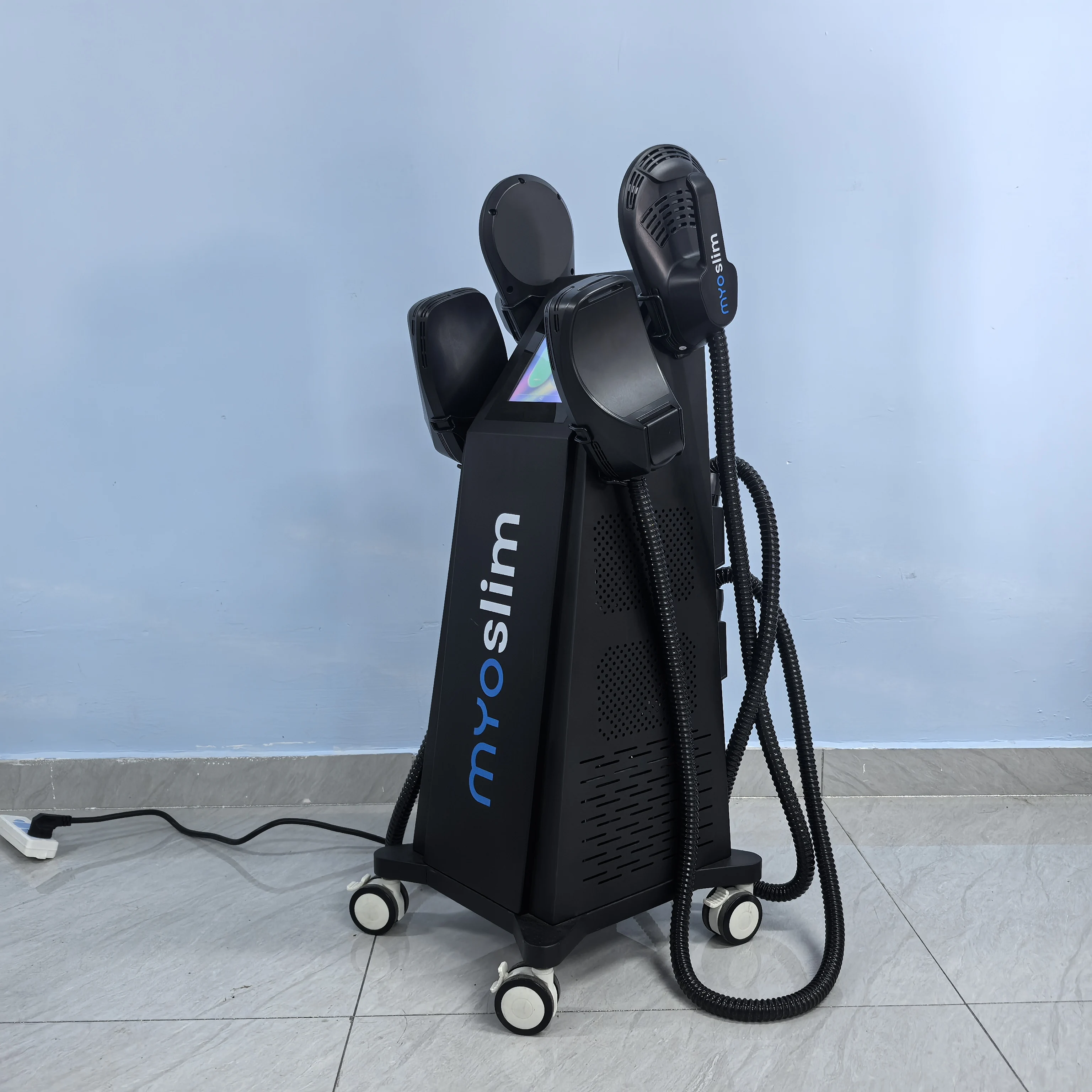 Commercial Grade 6500W Myoslim EMS Sculpt Equipment 30Mins Equals 30000 Workouts for Abdominal Muscle Building Waist Slimming
