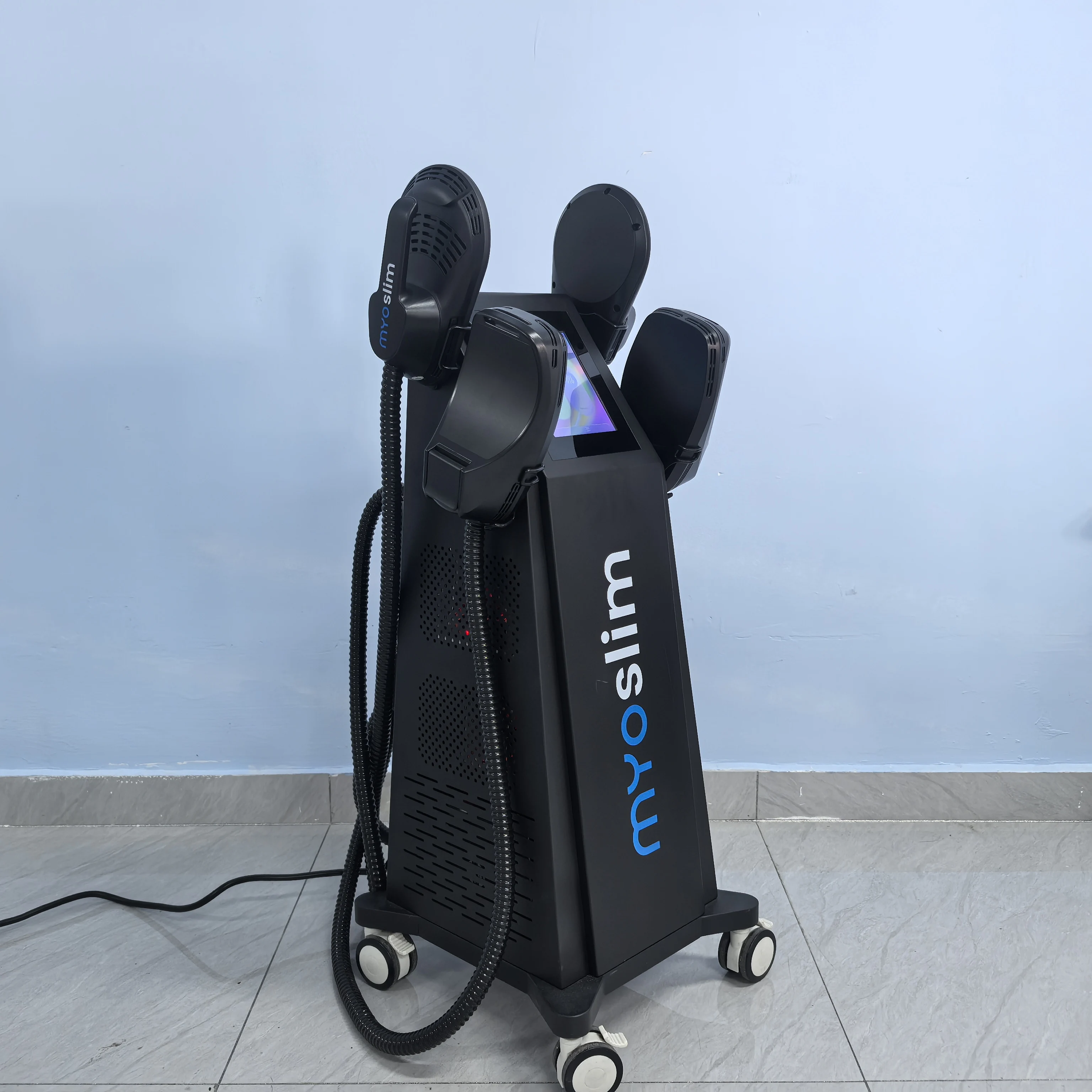 Commercial Grade 6500W Myoslim EMS Sculpt Equipment 30Mins Equals 30000 Workouts for Abdominal Muscle Building Waist Slimming