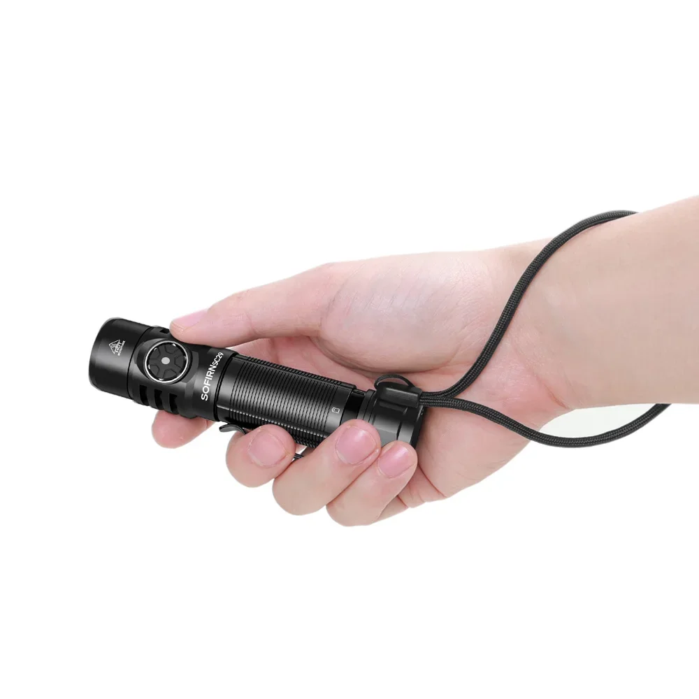 Sofirn SC29 3000 Lumens EDC Flashlight Rechargeable XHP50B LED Powerful 21700 Torch Light Lantern IPX8 for Camping Fishing