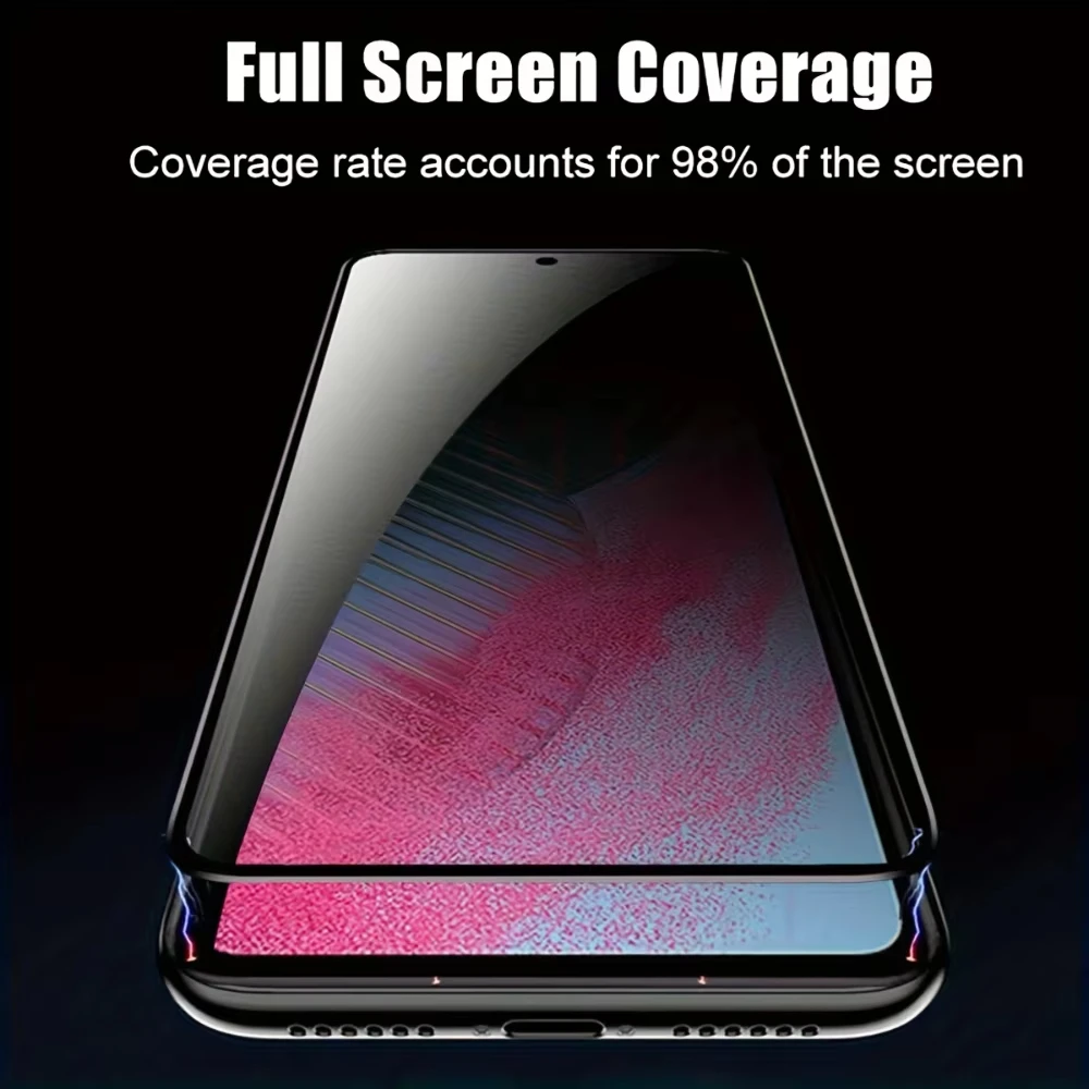 Full Cover Matte Privacy Screen Protector For iPhone 15 17 18 16 Pro 13 12 11 14 Pro Max 8 7 Plus 16e Air SE XS XR Anti-Spy Film