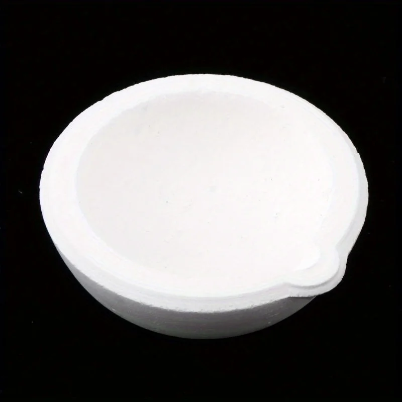 1pc High Temperature Quartz Silica Melting Crucible Dish Bowl Pot Casting Gold Silver Metal Jewelry Casting Container
