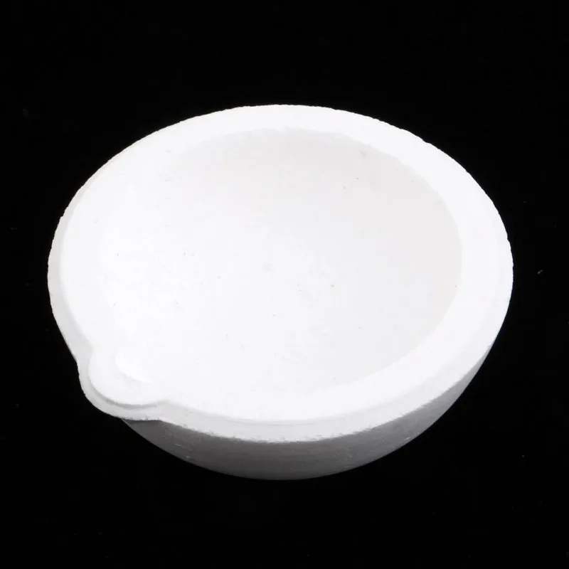 1pc High Temperature Quartz Silica Melting Crucible Dish Bowl Pot Casting Gold Silver Metal Jewelry Casting Container