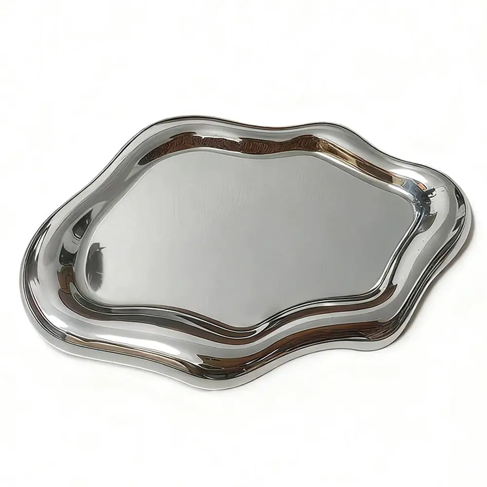 Jewelry Storage Tray Creative Cloud Shapes Plastic Trays Electroplated Jewelry Earrings Ring Display Plates Photo Props For Wome