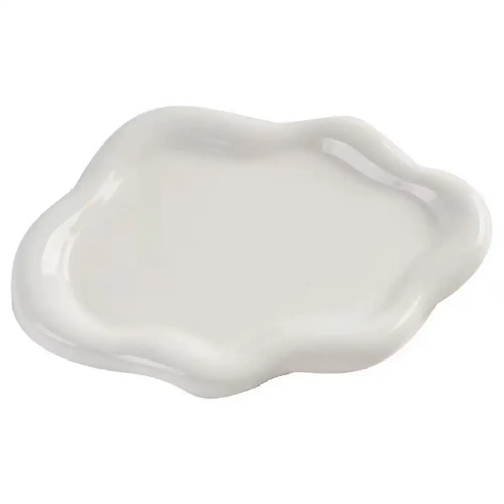 Jewelry Storage Tray Creative Cloud Shapes Plastic Trays Electroplated Jewelry Earrings Ring Display Plates Photo Props For Wome