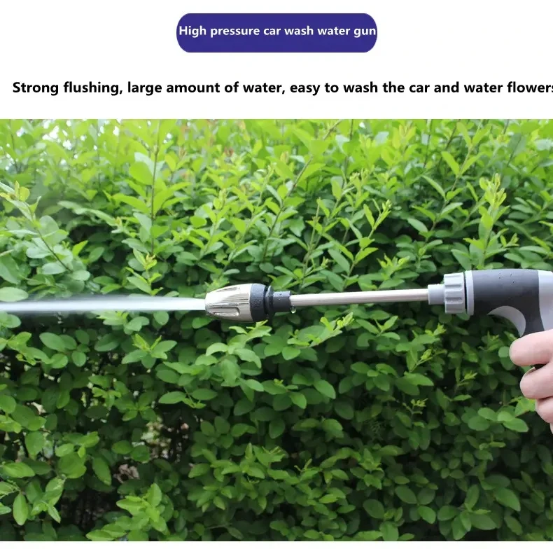 1PCS Car Wash High Pressure Water Gun Spray Nozzle Car Washers For Auto Home Garden Portable Washer Car Cleaning Accessories