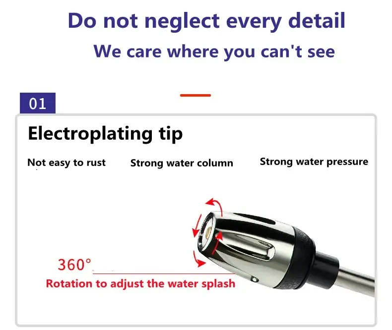 1PCS Car Wash High Pressure Water Gun Spray Nozzle Car Washers For Auto Home Garden Portable Washer Car Cleaning Accessories