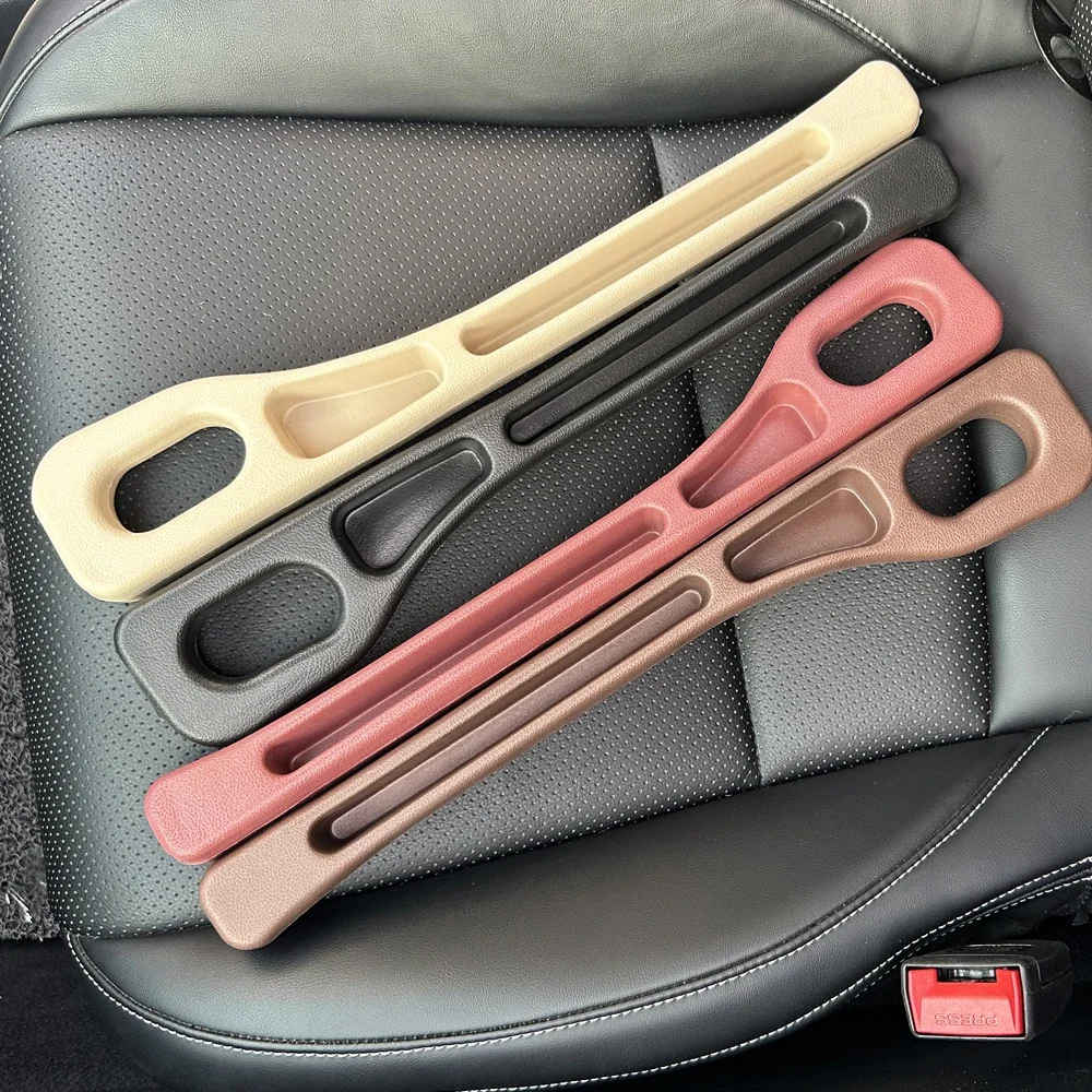 2pcs Car Seat Gap Filler, Dual Slot Design, Car Interior Accessories, Phone & Key Storage Box, Car Slot Pad, Seat Gap Fillers