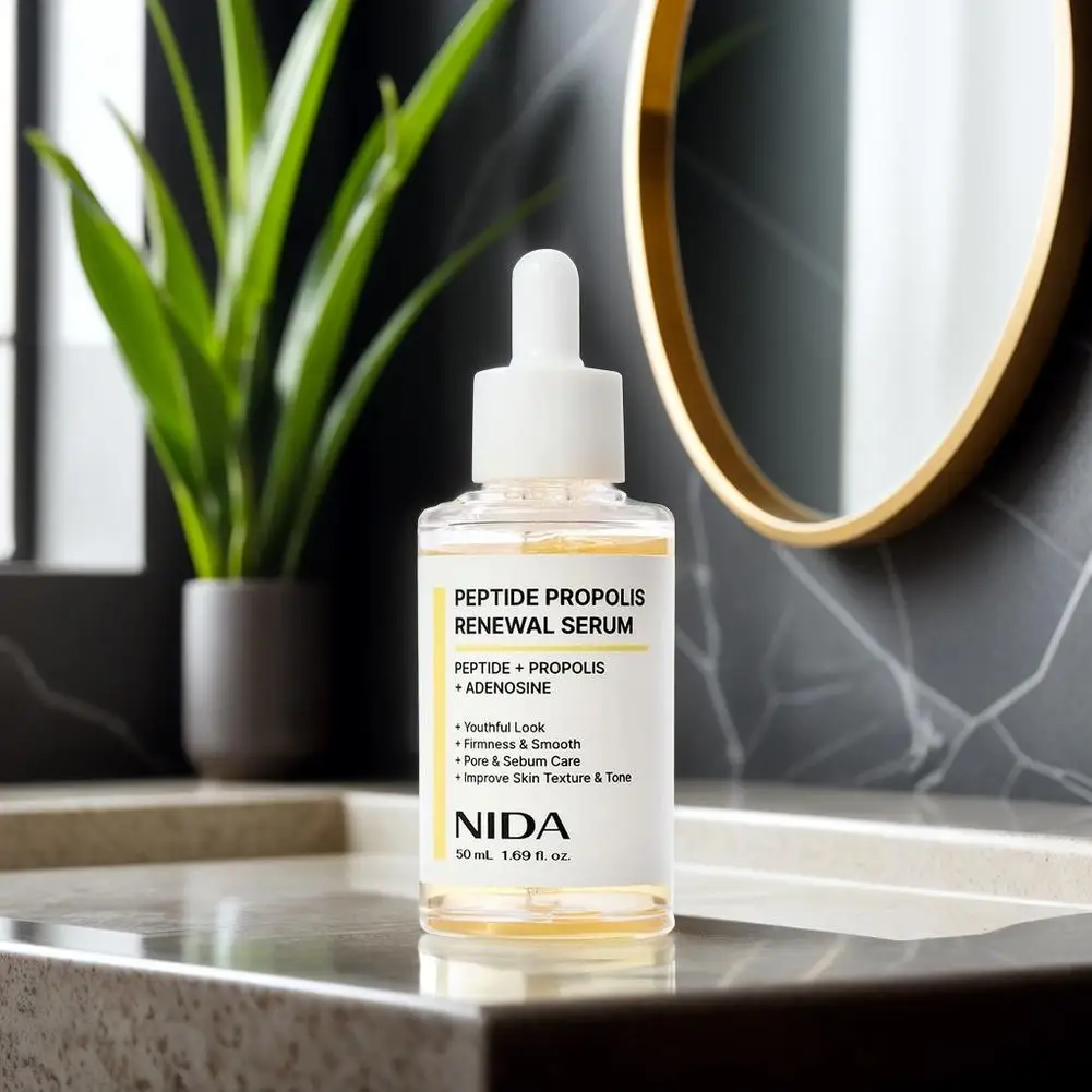 NIDA Propolis Peptide Facial Serum Nourishing Moisturizing Serum Face Original Skin Care Rejuvenation Firming&Smoothing Cream