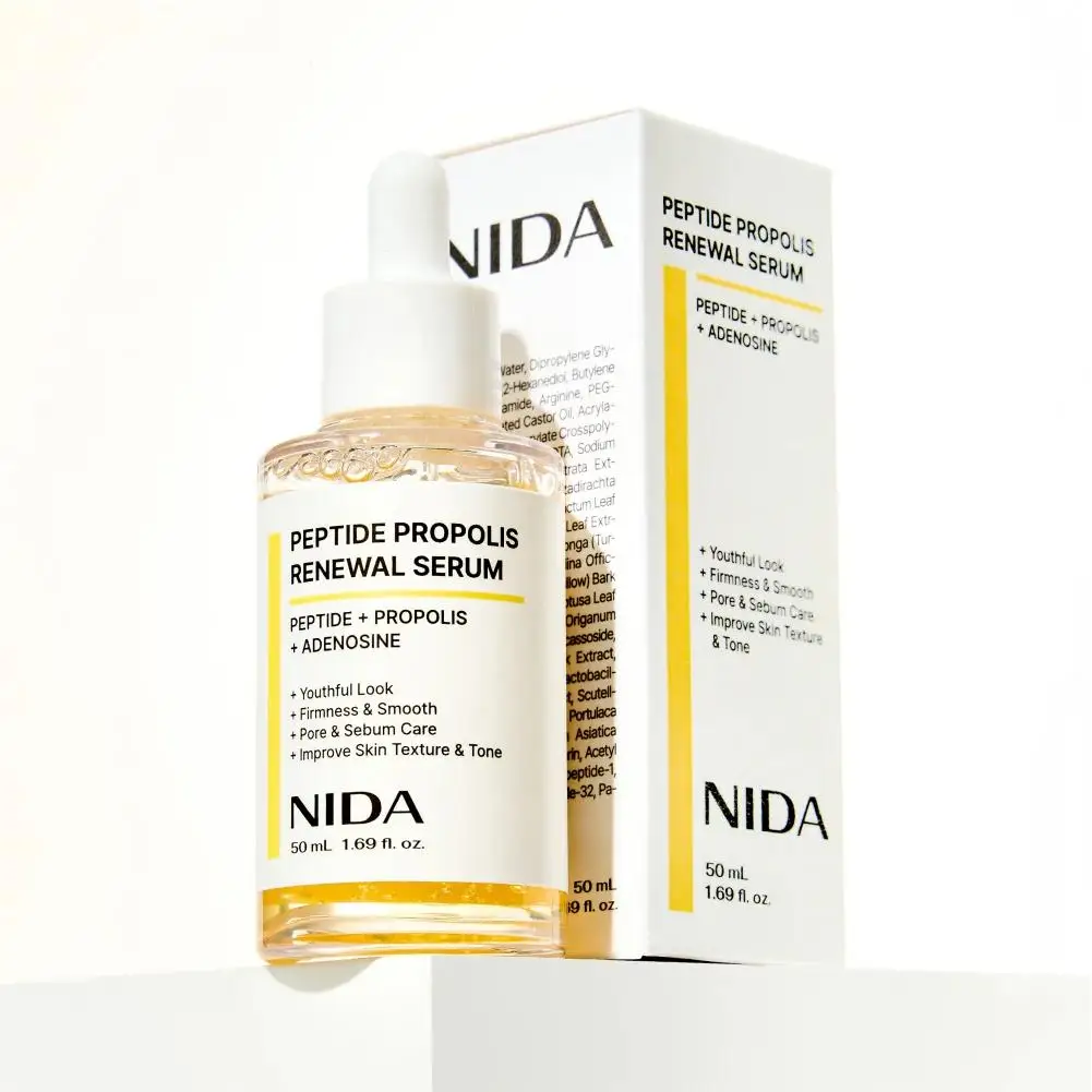 NIDA Propolis Peptide Facial Serum Nourishing Moisturizing Serum Face Original Skin Care Rejuvenation Firming&Smoothing Cream