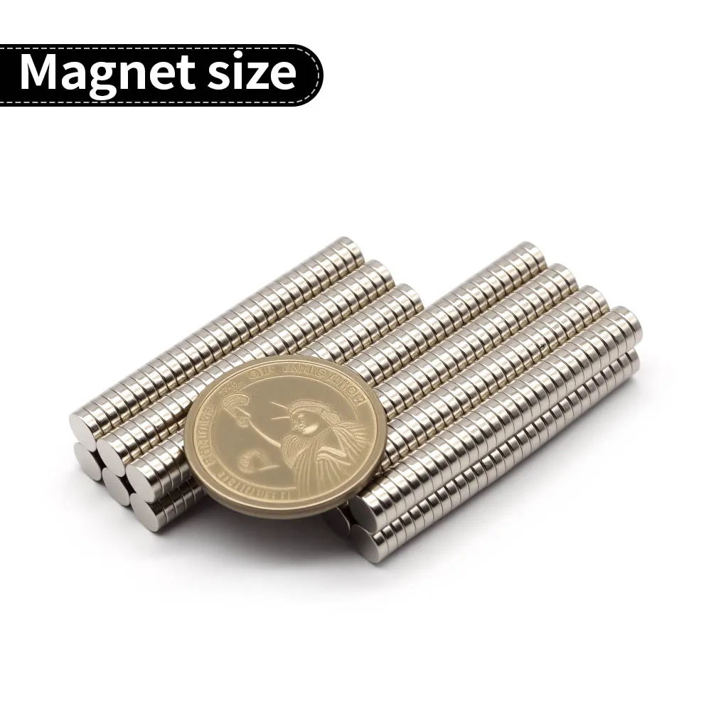 6x2mm Super Strong Neodymium Magnet N35 NdfeB Permanent Magnetic imanes Round Powerful Magnets Refrigerator Magnet