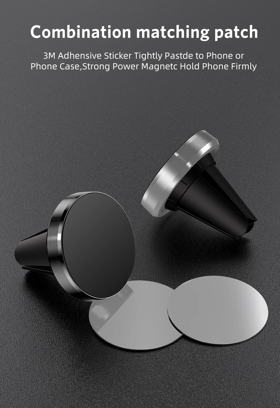 Car Magnetic Holder Universal Air Vent Mount Stand Accessories For iPhone Samsung Xiaomi Magnet Holder Stand in Car Mobile Phone