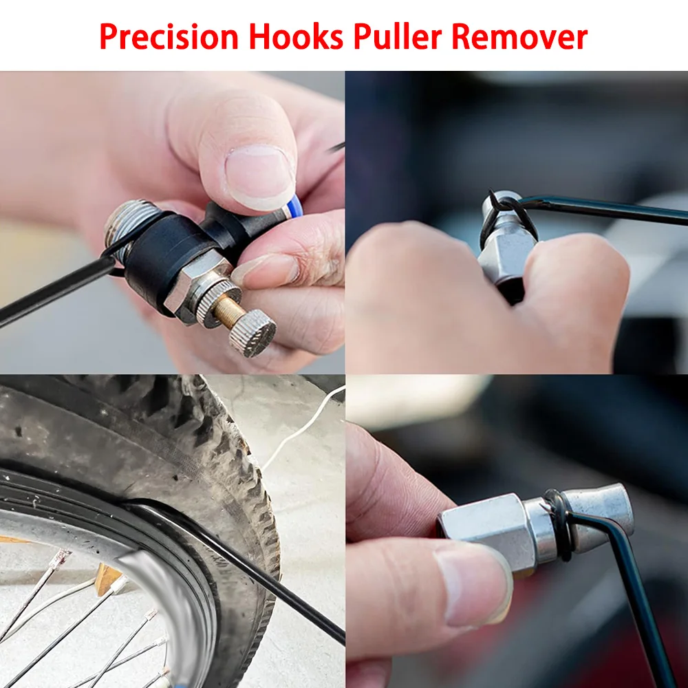 4/10Pcs Precision Pick and Hook Set Car Oil Seal/O‑Ring Seal Gasket Pick Mini Precision Hooks Professional Extractor Remover